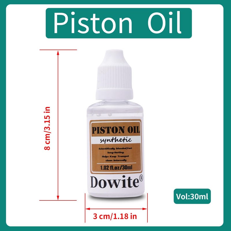 Dowite Synthetic Valve Oil for Trumpet - Odorless Piston Lubricant with Metal Protective Formula - Fast Action Instrument Care for Trumpet, Cornet, Euphonium, and Brass - 1.02 oz(30ml) - Image 2